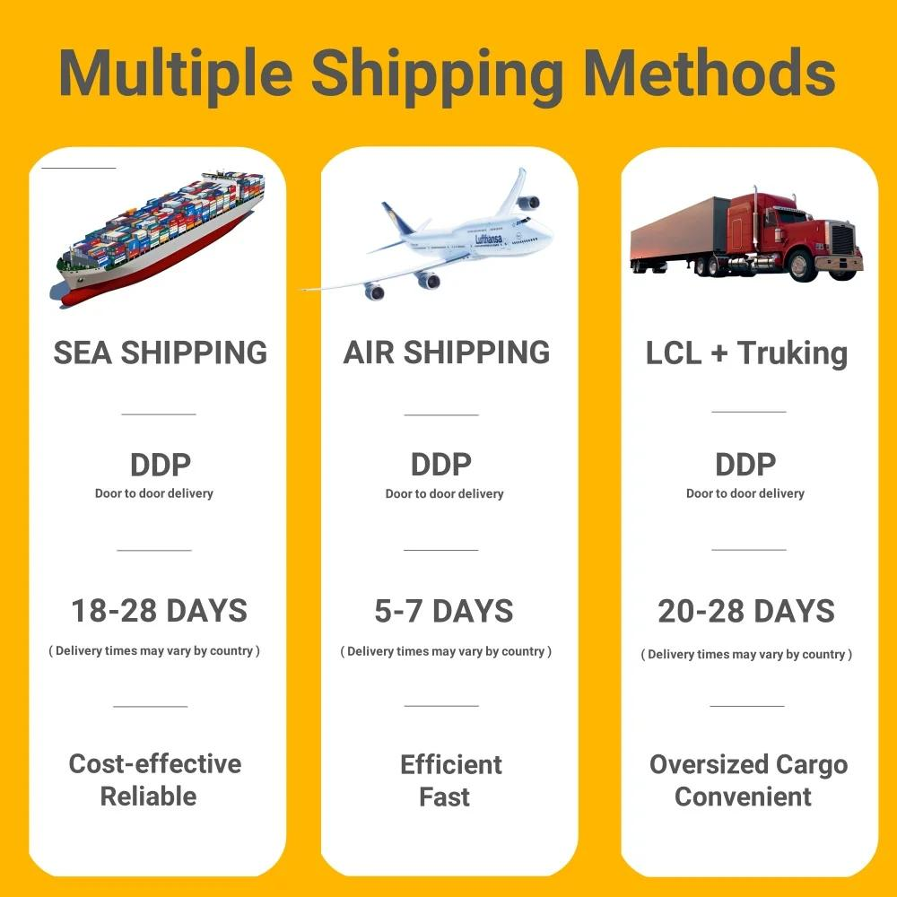 Guía visual para elegir transporte marítimo aéreo o consolidación al importar productos desde China