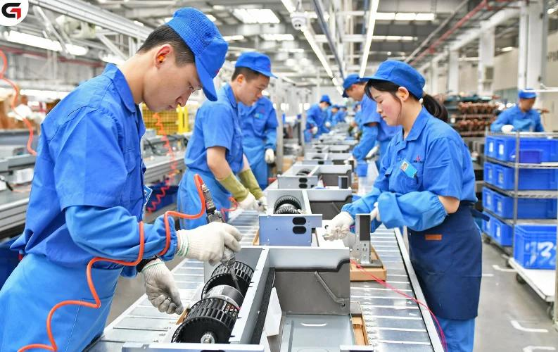 Línea de producción de fábrica china para abastecimiento internacional