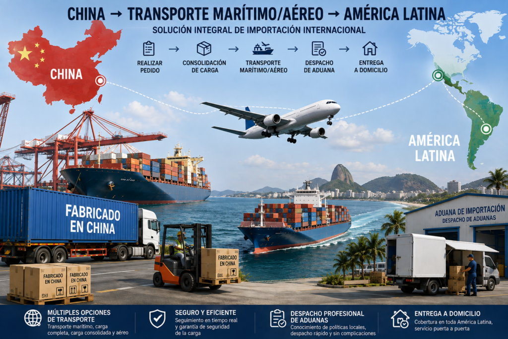 Regulaciones de importación desde China a América Latina para compradores internacionales